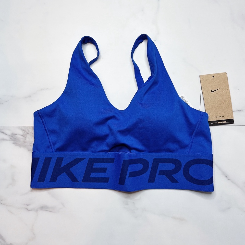 NWT Nike Pro Indy Plunge Sports Bra - Picture 2 of 4